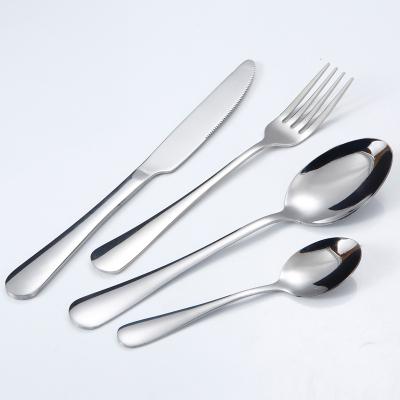 China Kitchen Knife Fork Spoon Disposable Cutlery Set High Quality Reusable Tableware for sale