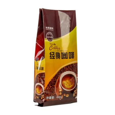 China Custom Printed 1kg Black Resealable Barrier Aluminum Foil Laminating Plastic Pouch Holder Up Food Packaging Bag Coffee Bean Bag for sale