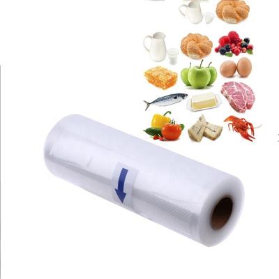 China Nylon Textured Barrier PA/PE Packaging Bags Embossed Vacuum Sealer Plastic Roll Bag for sale