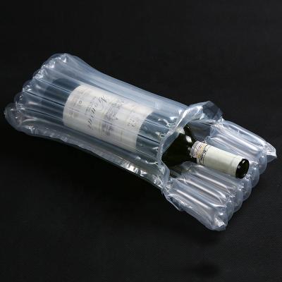 China Reusable Shock Resistance Air Column Cushion Roll Plastic Packaging Bag Reusable Wine Bottle Packaging for sale