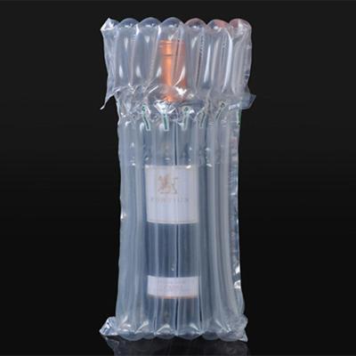 China Shock Resistance 750ml Inflatable Wine Bottle Protector Air Packaging Bag for sale