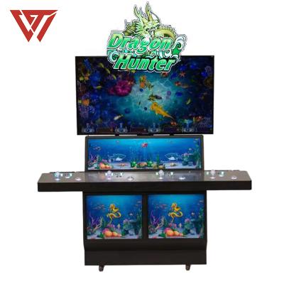 China 3D Arcade Fishing Game Cabinet Video Game Console Cabinet Dragon Slayer Fish Game Table WT1016 for sale