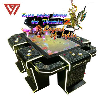 China Anti-scrambler 6 Players Fish Game Machine Fish Game Machine Coin Operated Table Game Cabinet Game Machine WT1014 for sale