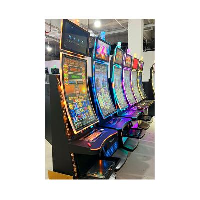 China 11 Kinds of Lighting Options Hottest Selling 43 Inch Curved Screen Online Casino Arcade Game Slot Machine Multi Game for Sale for sale