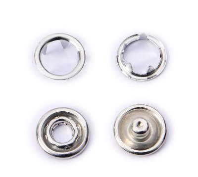 China Factory Supply Plain Nickel Free Ring Stainless Steel Overcoat and Snap Jeans Crotch Button for sale