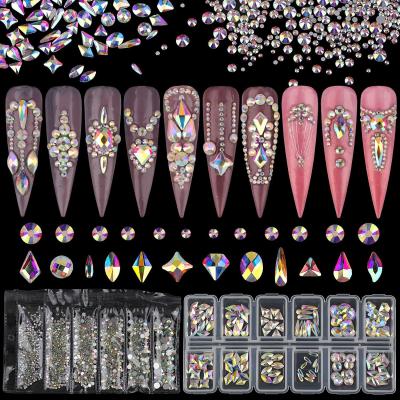 China Best Selling Fashion Rhinestone Nail Art Flatback New Rhinestone Design for sale