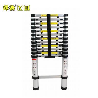 China Insulation Ladders Extension Universal Aluminum Telescopic Single Ladder Heavy Duty Ladder for sale