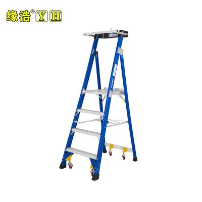 China Folding ladders fiberglass frp grp ladder for building structure for sale