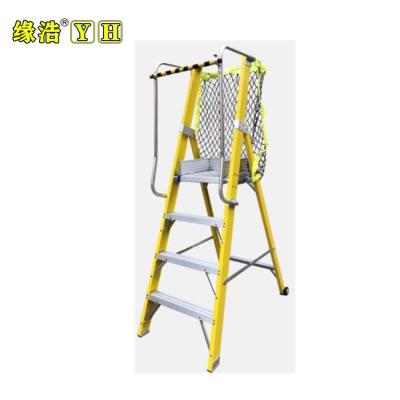 China Folding Ladders Strength Fiberglass Material Height Ladders for sale