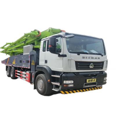 China Construction worksÂ   Dongfeng chassis 35 tons 6RZ 6 section boom 6*4 drive 50m pump truck for sale