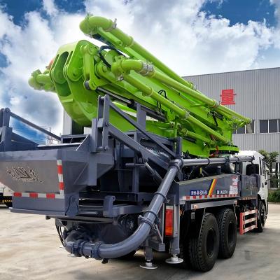 China Best Diesel Machinery Repair Shops Service NJ5251THB38 38m Trailer Concrete Pump Truck Truck for sale