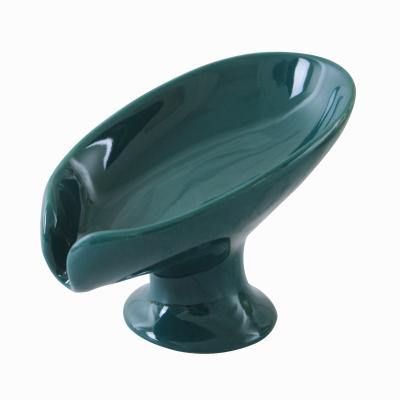 China Hotel Viable Creative Simple Toilet Drain Fashion Soap Dish Box Bracket Bathroom Decorative Ceramic Accessories for sale