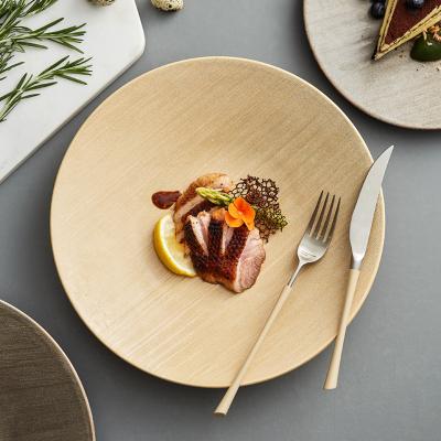 China NordicTableware Sustainable Ceramic Dinner Plate Porcelain Dessert Dish Dinnerware Dish for sale