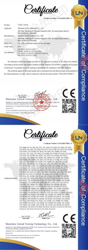 CE - Shenzhen Fuxin Industrial Co., Ltd.