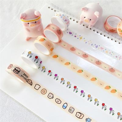 China Korean Cute Colorful DIY Kawaii Style Cartoon Tear Tape WASHI Stationery MASKING Tape for sale