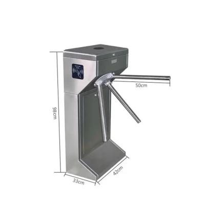 China Entrance Exit Gate Card Swipe Access Control Machine Tripod Turnstile for sale