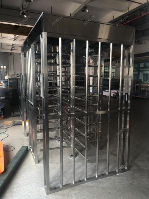 China Uni-direction Or Bi-direction Arm Turning Full Height Turnstile with 2210x1350x2300 Mm Temperature -15 To 60 Degrees for sale