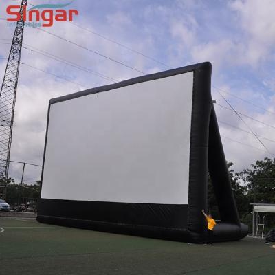 China Outdoor PVC Tarpaulin Or Oxford Projector Screen, Cinema, Outdoor Inflatable Screen for sale