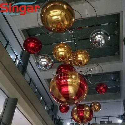 China 0.65mm Clear Mirror PVC 3 Sizes PVC+ 0.35mm 12 Pieces Inflatable Mirror Ball Kit Gold Silver Green Red Pink Purple Mirror Sphere PVC for sale