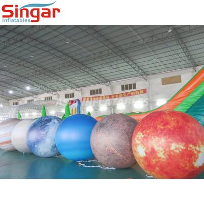 China PVC 0.18/0.3mm Thickness 1m/2m/3m New Solar System Inflatable Planets For Party / Exhibitions for sale