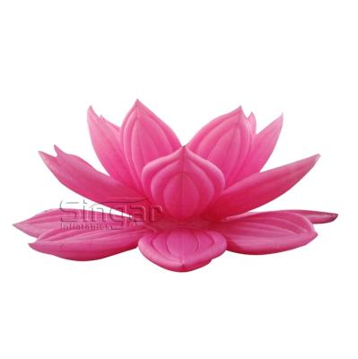 China Party Giant Inflatable Lotus Flower For Outdoor Events Decoration for sale