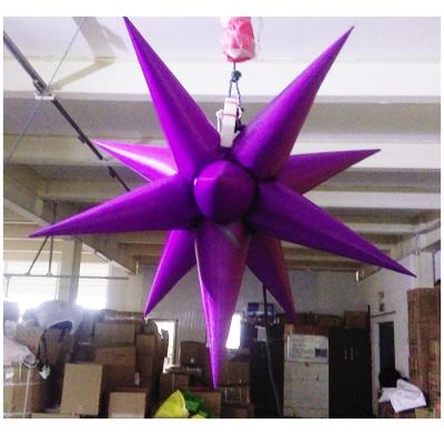 China Commercial Inflatable Oxford Star With Led Light Night Club Decoration for sale