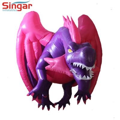 China PVC Or Polyester Inflatable Helium Oxford Cloth Or Chinese Dragon Cartoon Mascot Hanigng Decorations for sale