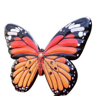 China Oxford 5m Festival Parade Popular Giant Inflatable Butterfly Wings for sale