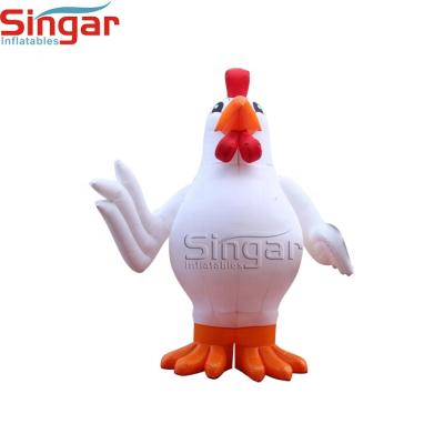 China Customized Outdoor Advertising Inflatable Mascots Giant Advertising Inflatable Rooster/Chicken/Rooster For Sale for sale