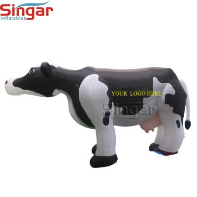 China Outdoor Advertising PVC Inflatable Cow Large Size Milk Cow For Advertising for sale