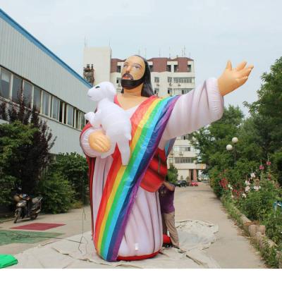 China Commercial Giant Inflatable Oxford Jesus Model for sale