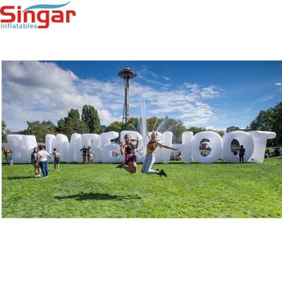 China Oxford / PVC Garden Outdoor Decoration Large Inflatable Letters for sale