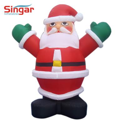 China Commercial Price Customized Giant Inflatable Santa Claus , Oxford Fabric Good Blow Up Santa for sale