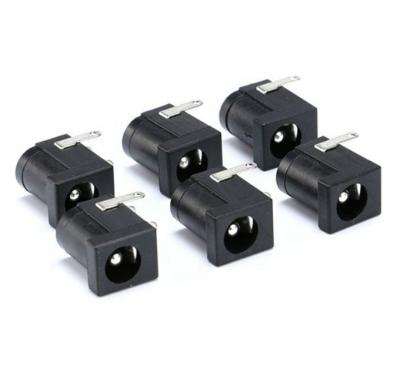 China Hot Selling Black DC-005 DC Power Jack Connector 5.5*2.1mm Plug Around Needle DC-005 for sale