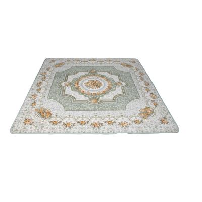 China Polyester Washable Custom Modern Square With Non Slip Backing Carpet Living Room Floor Rug for sale