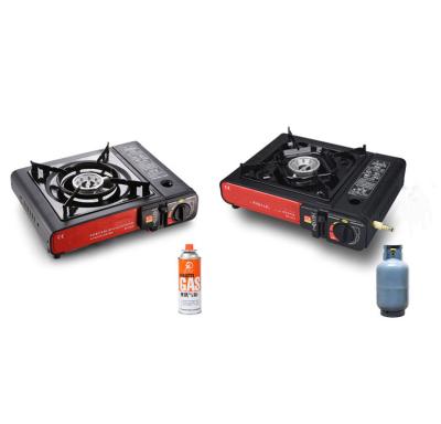 China Manual Gas Portable Camping Kitchen Cooking Small Gas Stove For Travel for sale