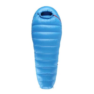 China Wholesale 400T Lightweight Portable Waterproof Camping Bag Zero Sleeping White Goose Down Mummy Sleeping Bag for sale