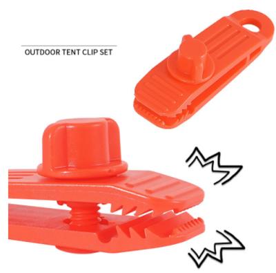 China Plastic Tent Tarp Tarp Heavy Duty Windproof Clip For Multi Function Outdoor Tent Tarp Clip Clamp Tent Rope Clips for sale