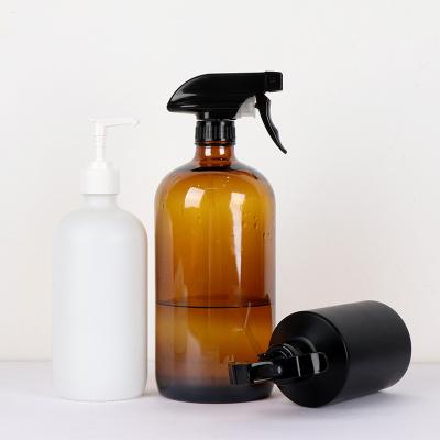 China China 4oz 8oz 100ml 200ml 300ml 500ml Amber Frosted Black White Glass Personal Care Wholesale Luxury Coin Spray Bottles for sale