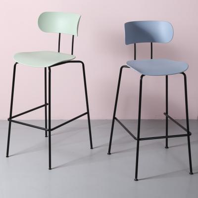 China Hot Sale 4 Colors Contemporary Barstool Metal Kitchen Chair Stool Luxury Modern Bar for sale