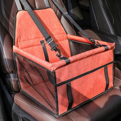 China Viable Hot Sale Amazon Dog Car Pet Seat Cover Amazon Oxford Small For Front Seat, Booster Car Luxury Upgraded Pet Seat for sale