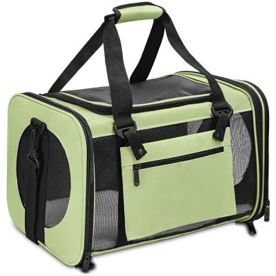 China Sustainable Dog Carrier Pet Carrier For Small Medium, Folding Waterproof Travel Puppy Carrier for sale