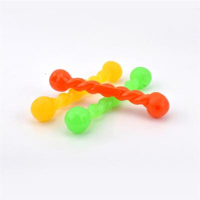 China Eco-Friendly Stocked Interactive Squeaky Dog Chew Toys Cheap Bulk Super Big Latex Bite-Resistant Bones for sale