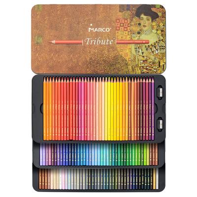 China Andstal MASTER 24/48/72/100/120 Colored Drawing Pencil Set Andstal Professional Fine Art Drawing Colored Pencils Tin Box Art Supplies for sale