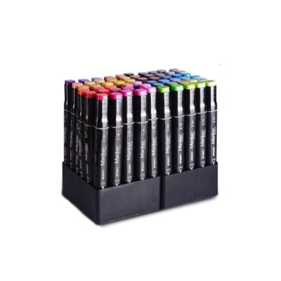 China Art Markers Wholesale 60Colors marker set double tips color markers instruct markers for sketching for sale