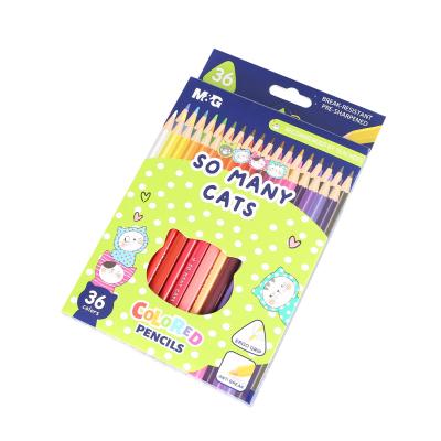 China Andstal Triangle Color Pencil 12 Assorted Colors For Kids School Drawing AWP343A1 for sale