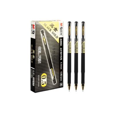 China Andstal 0.5MM Gold Business Style Gel Ink Pen Needle Neutral Normal Black Pen For School Office Suppliess for sale