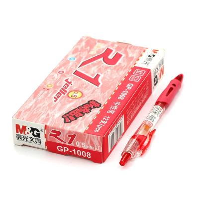 China Andstal 0.5MM Normal Bullet Gel Pens Gel Pen Grip Gelpens Business Red Ink Gel Pen For Stationery for sale