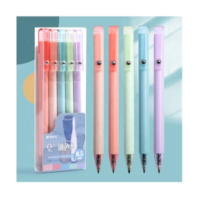 China Morandi Gel Pen 0.5mm Gel Pen Colorful Gel Pen For Normal High Quality Retractable School Supplies for sale