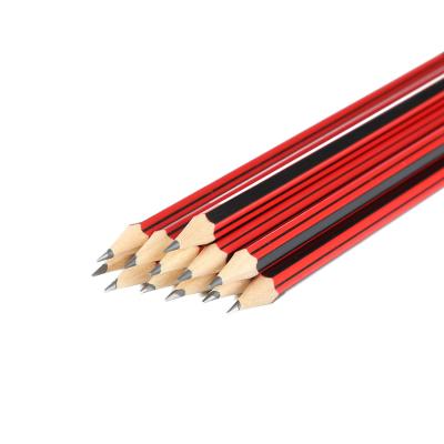 China office & School Pencil Wholesale Stationery Wooden HB Pencil For School Sketching Writing for sale